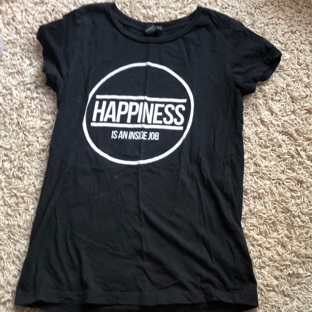 Forever 21 “Happiness is an inside job” soft t